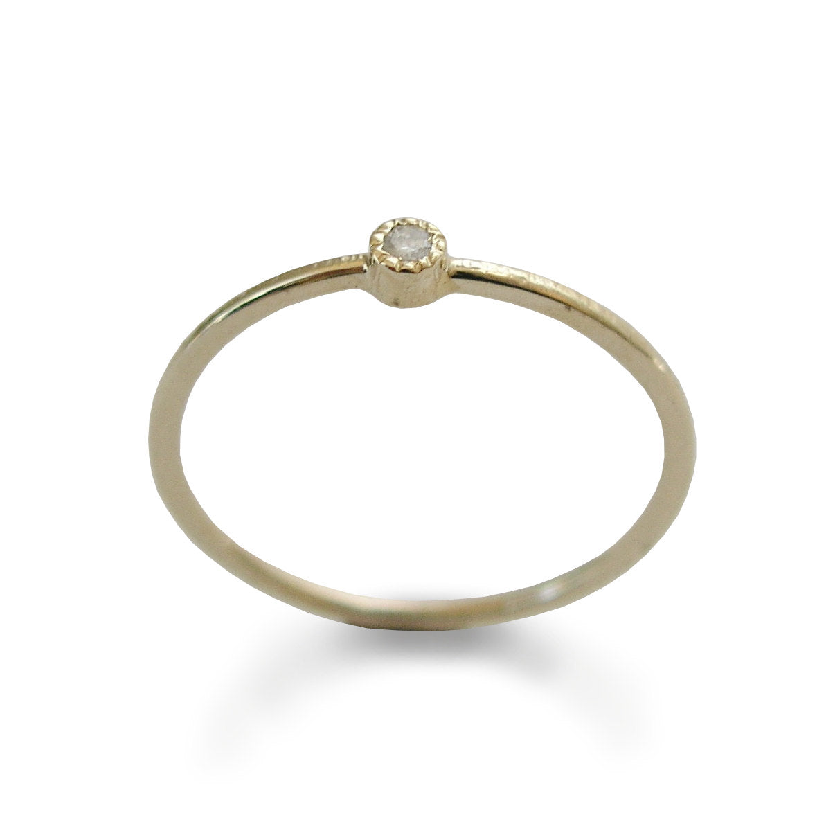 RG1806-2  Tiny Diamond gold ring