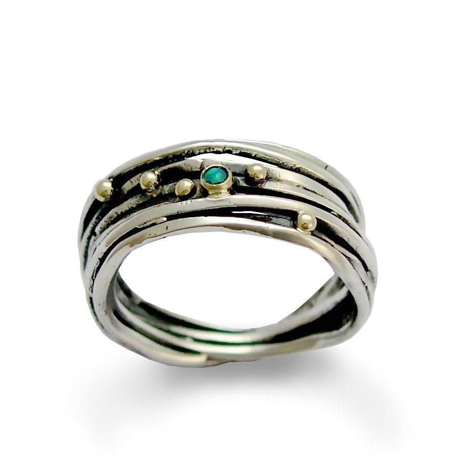 R1512C Cocktail wrap ring with Opal