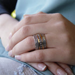 R1794A Bohemian Wide Spinner Ring