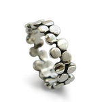 R1175 Dotted silver band