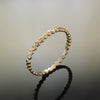 RG0911C Gold Dotted Stacking Ring