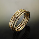 RG1807 - S Set of four infinity gold rings