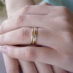 RG1809-1 Minimalist Topaz gold ring