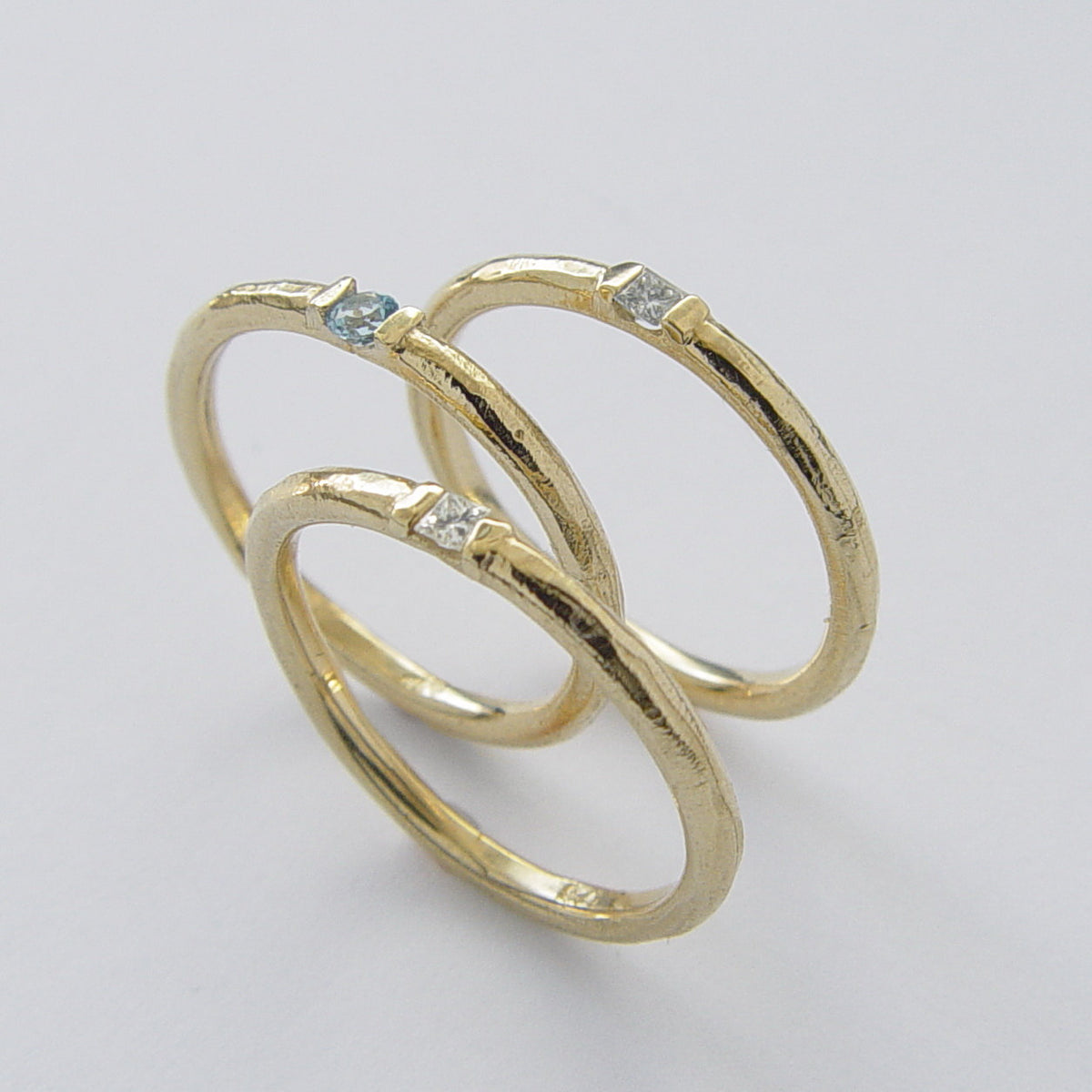 RG1809-1 Minimalist Topaz gold ring