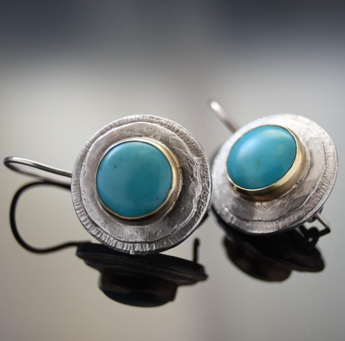 E2098 Bohemian Turquoise Earrings