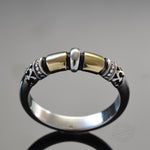 R0109 Gold and Silver tension ring