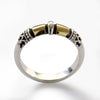 R0109 Gold and Silver tension ring