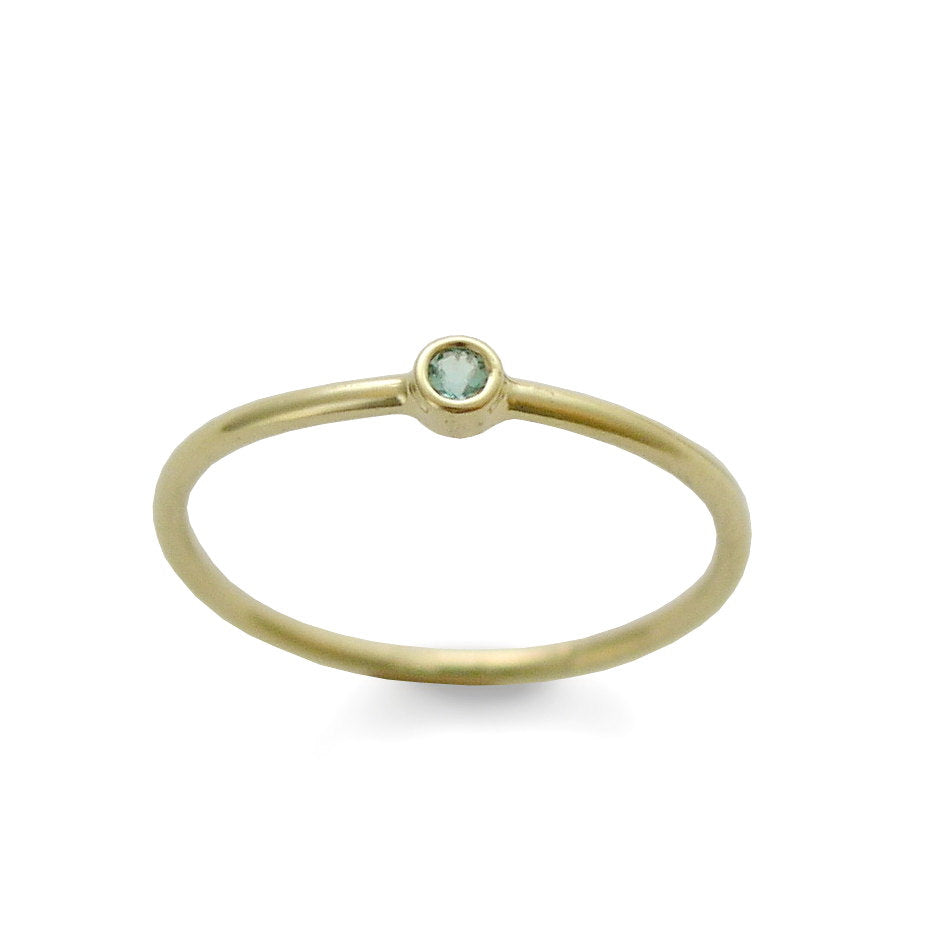 RG1808-2 Blue Topaz stacking ring