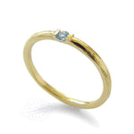 RG1809-1 Minimalist Topaz gold ring