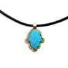 NG8961 Opal Gold Hamsa Necklace