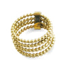 RG0911B-S Dotted gold eternity rings set