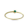 RG1806-3 Tiny Turquoise gold ring