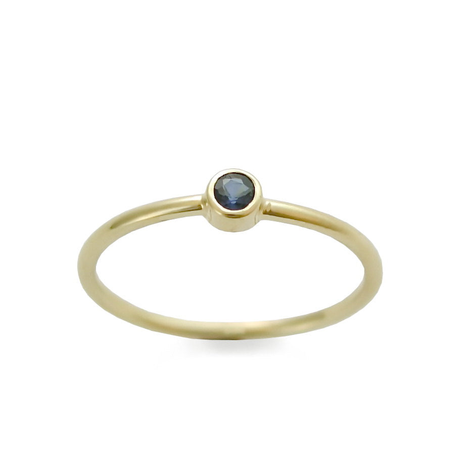 RG1802-1 Tiny gold Sapphire ring