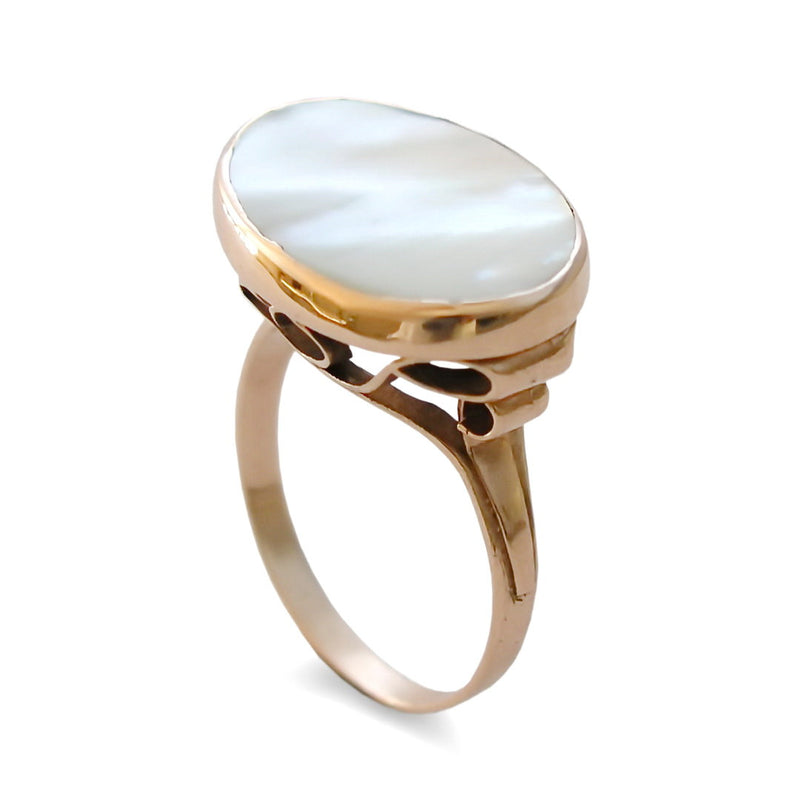 RG1219 Magical Mother of pearl gold ring