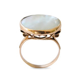 RG1219 Magical Mother of pearl gold ring