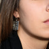 E0282 Filigree two tone earrings