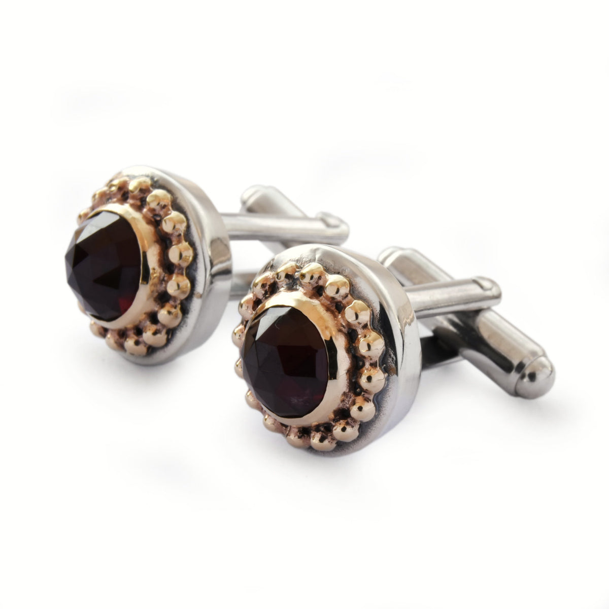 C0352C Vintage Garnet cufflinks