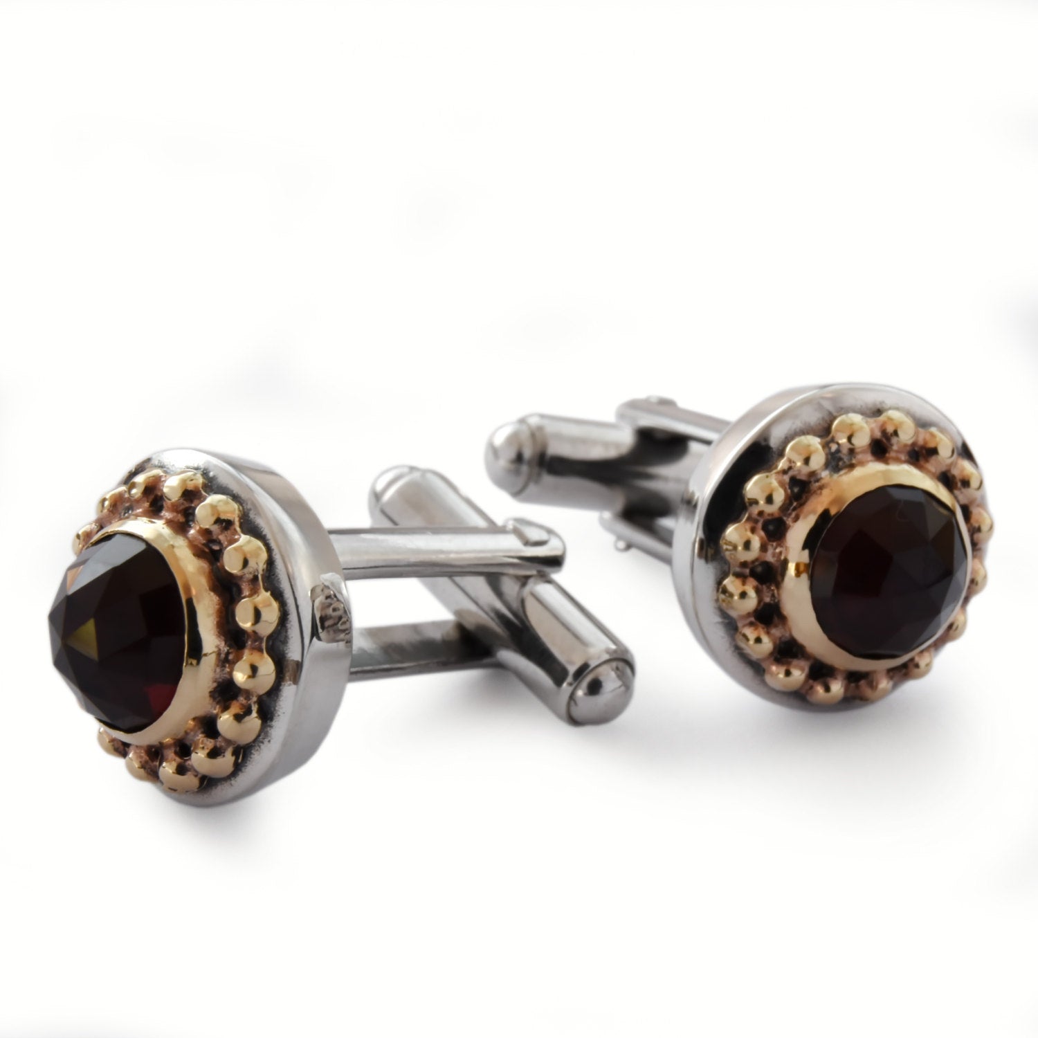 C0352C Vintage Garnet cufflinks – ArtisanEffect