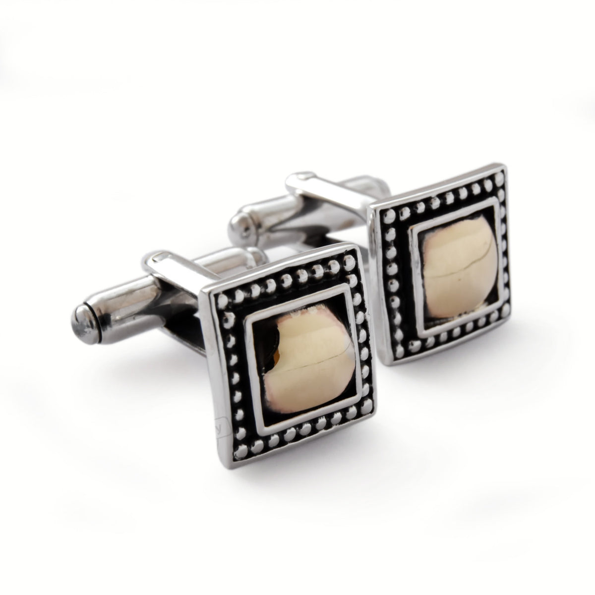 C0280 Dotted Square Cufflinks