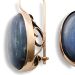 EG7725 Oval Kyanite dangle earrings