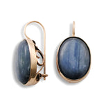 EG7725 Oval Kyanite dangle earrings
