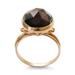 RG1501 Gold Victorian Ring with Garnet