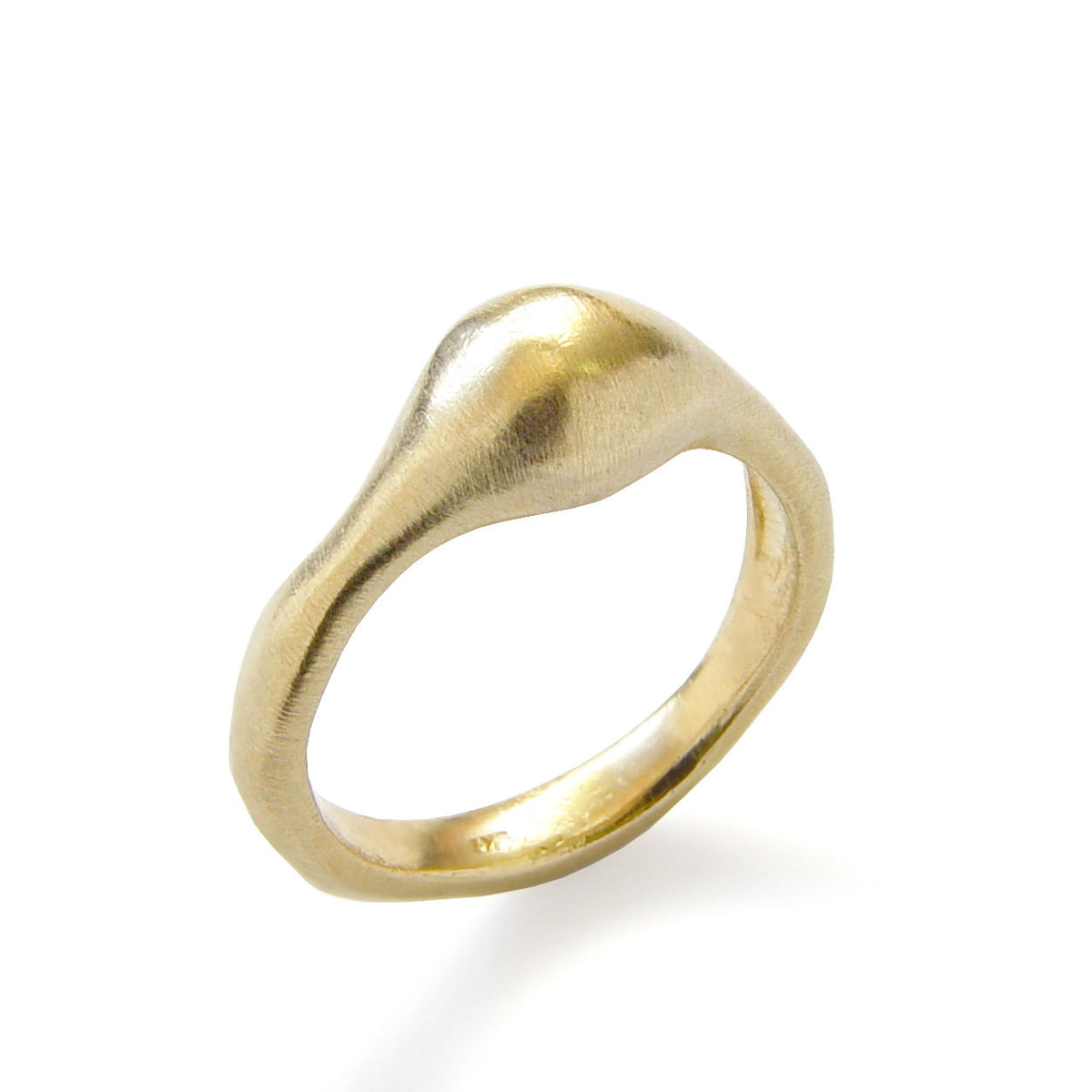 RG1773 Rounded gold ring