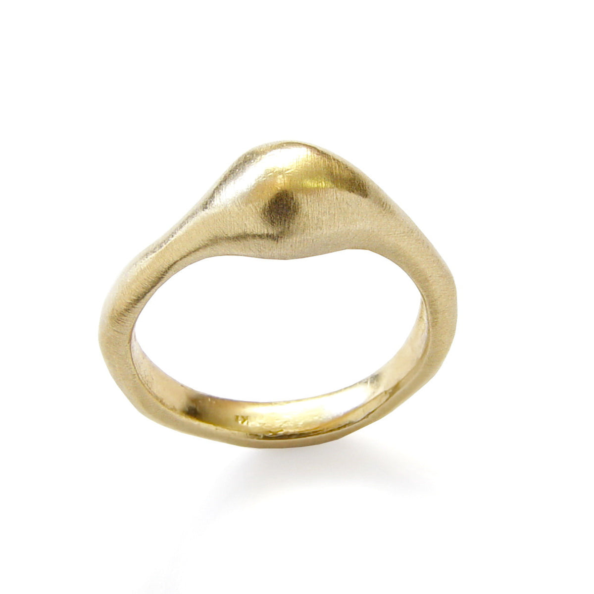 RG1773 Rounded gold ring