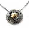 N0446 Silver and Gold Ethnic necklace
