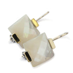 E2070 Square Mother of Pear Earrings